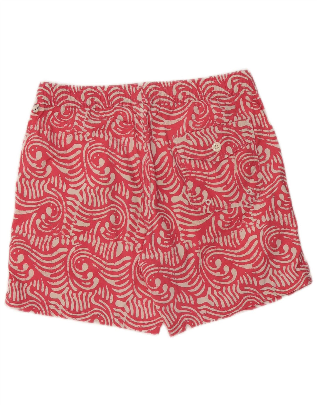 J. CREW Mens Swimming Shorts Medium Pink Paisley Polyamide