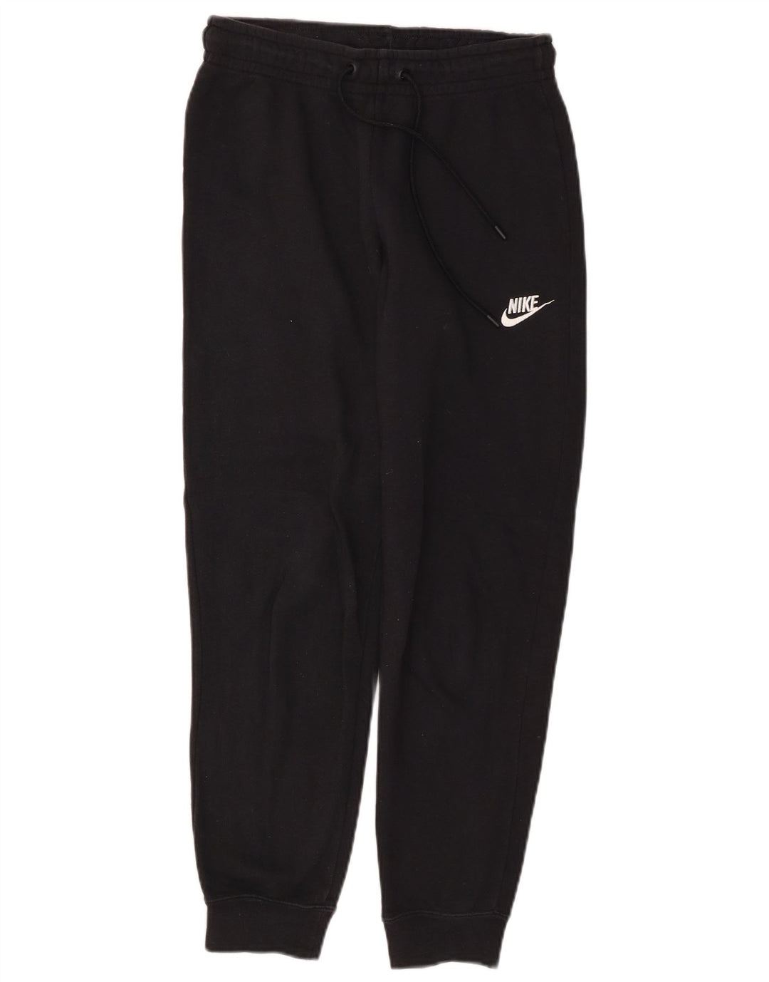 NIKE Womens Tracksuit Trousers Joggers UK 10 Small  Black Cotton