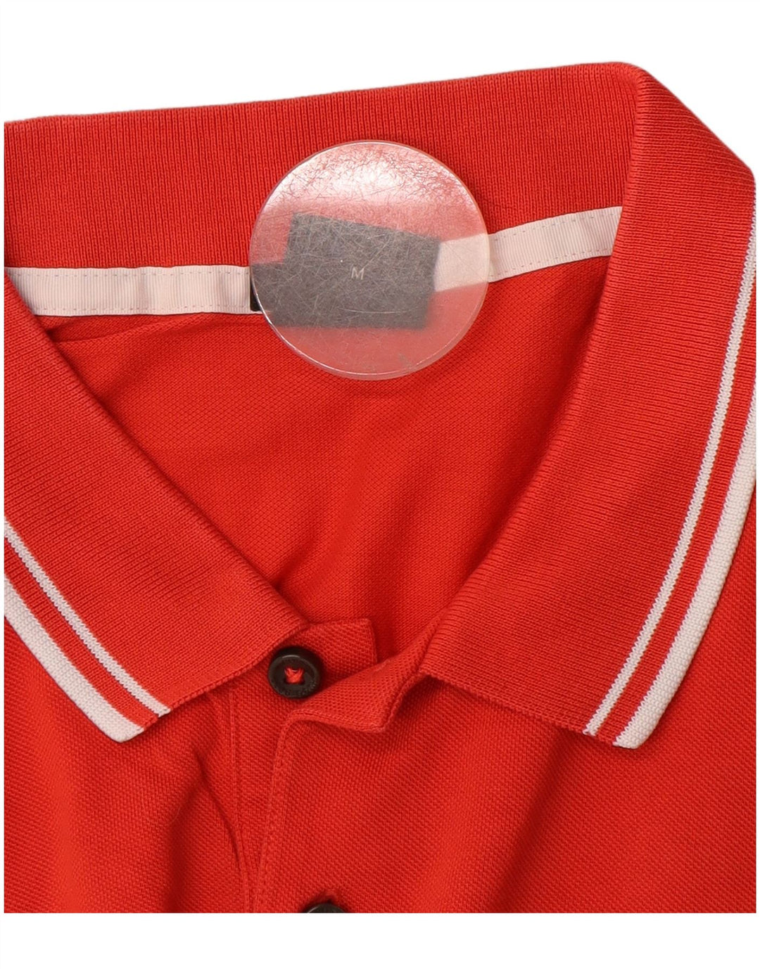 Hugo Boss Mens Regular Fit Polo Shirt Medium Red Cotton