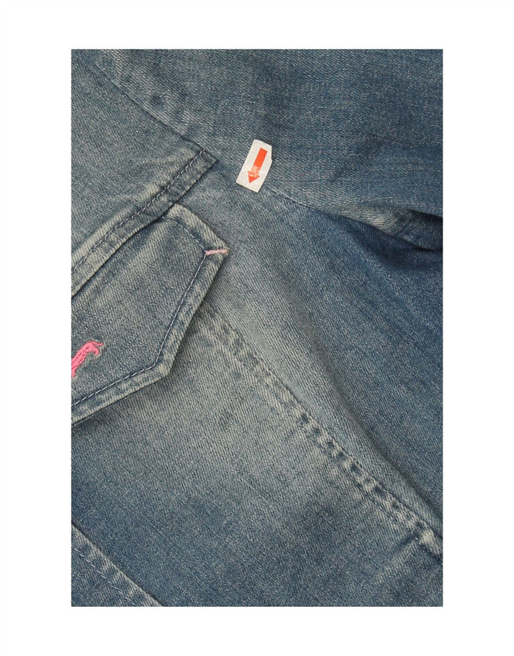 HARMONT & BLAINE Womens Denim Jacket IT 40 Small Blue Cotton