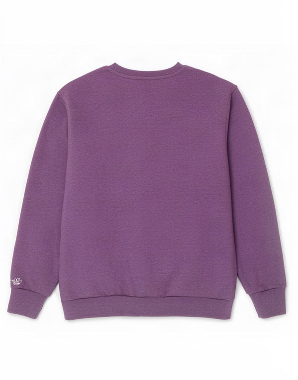 Nike Mens Dri Fit Sweatshirt Jumper Large Purple Cotton