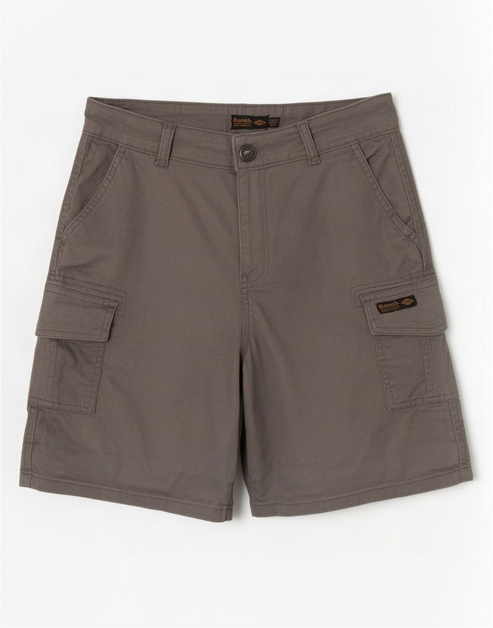 Bench Womens Cargo Shorts UK 12 Medium W30 Grey Cotton