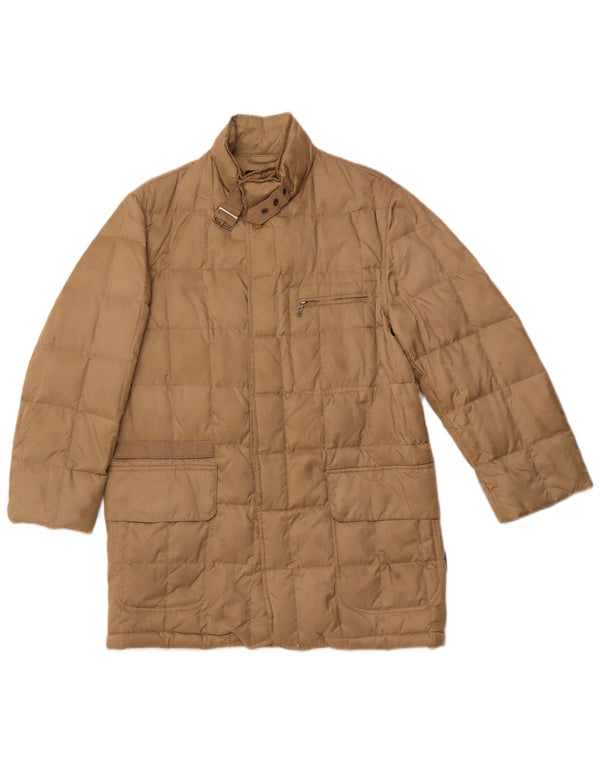 SERGIO TACCHINI Mens Padded Jacket UK 38 Medium Beige