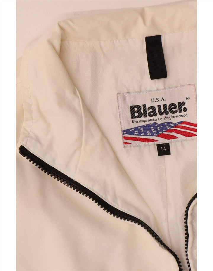 Blauer Boys Bomber Jacket 13-14 Years White Polyamide