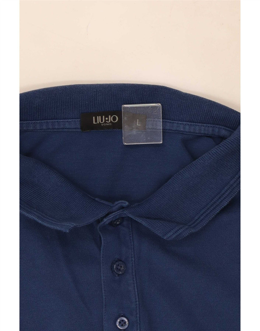 Liu Jo Mens Polo Shirt Large Blue