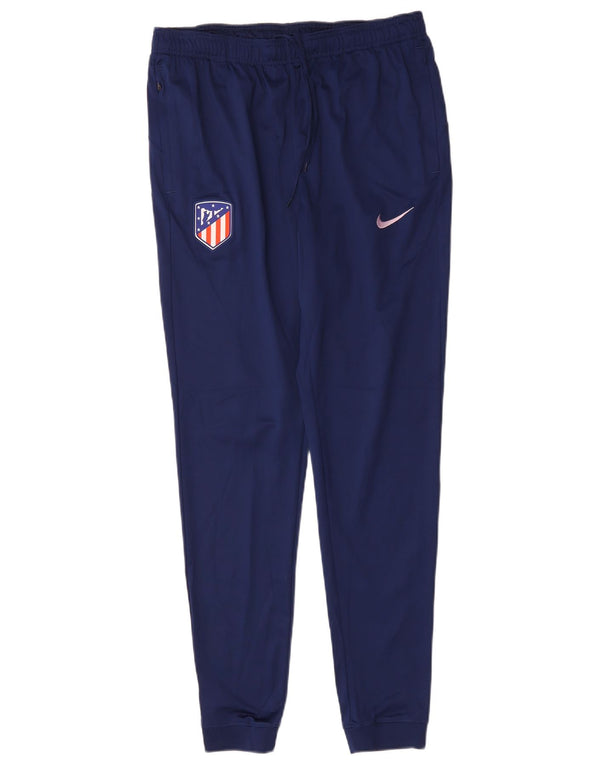 Nike Mens Atletico Madrid Tracksuit Trousers Joggers Large Navy Blue