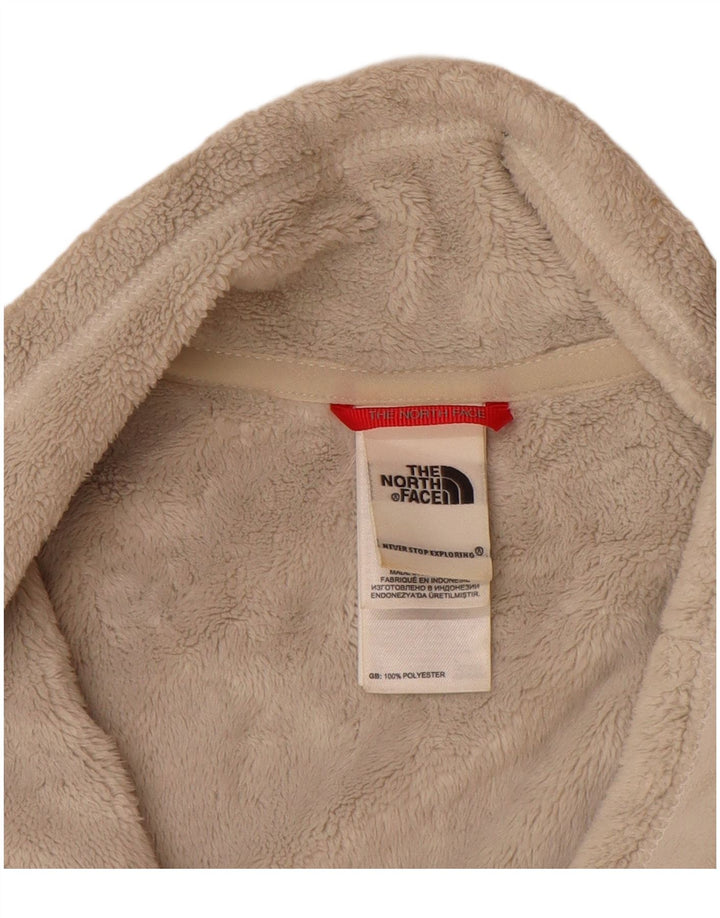 The North Face Womens Tracksuit Top Jacket UK 14 Medium Beige Polyester