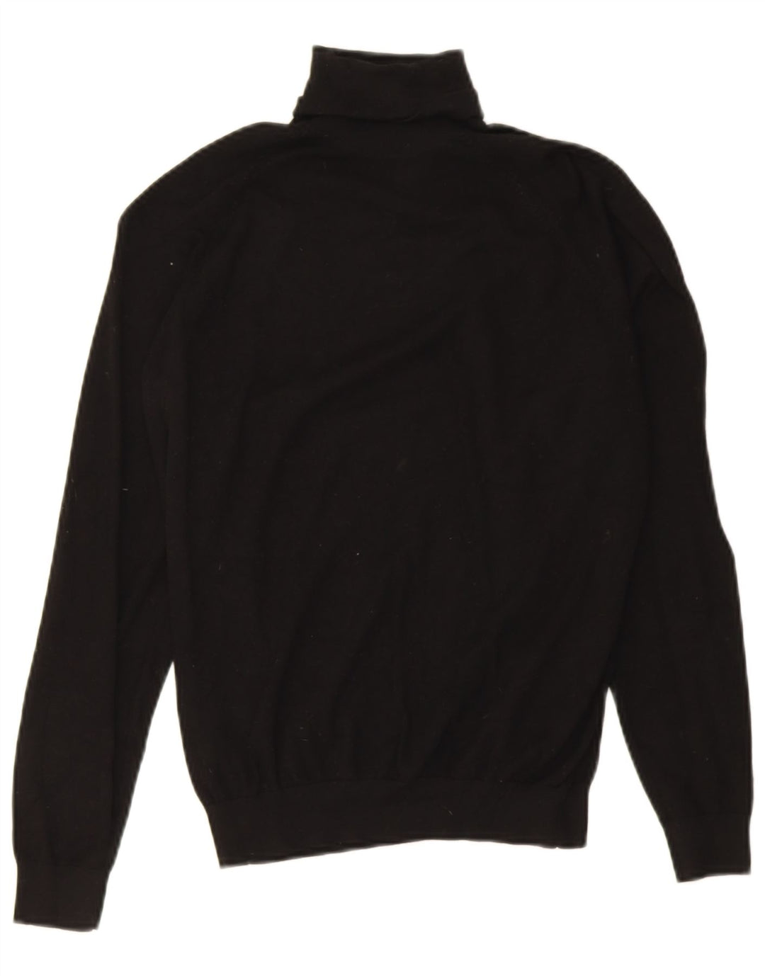 Zara Womens Roll Neck Jumper Sweater UK 10 Small Black