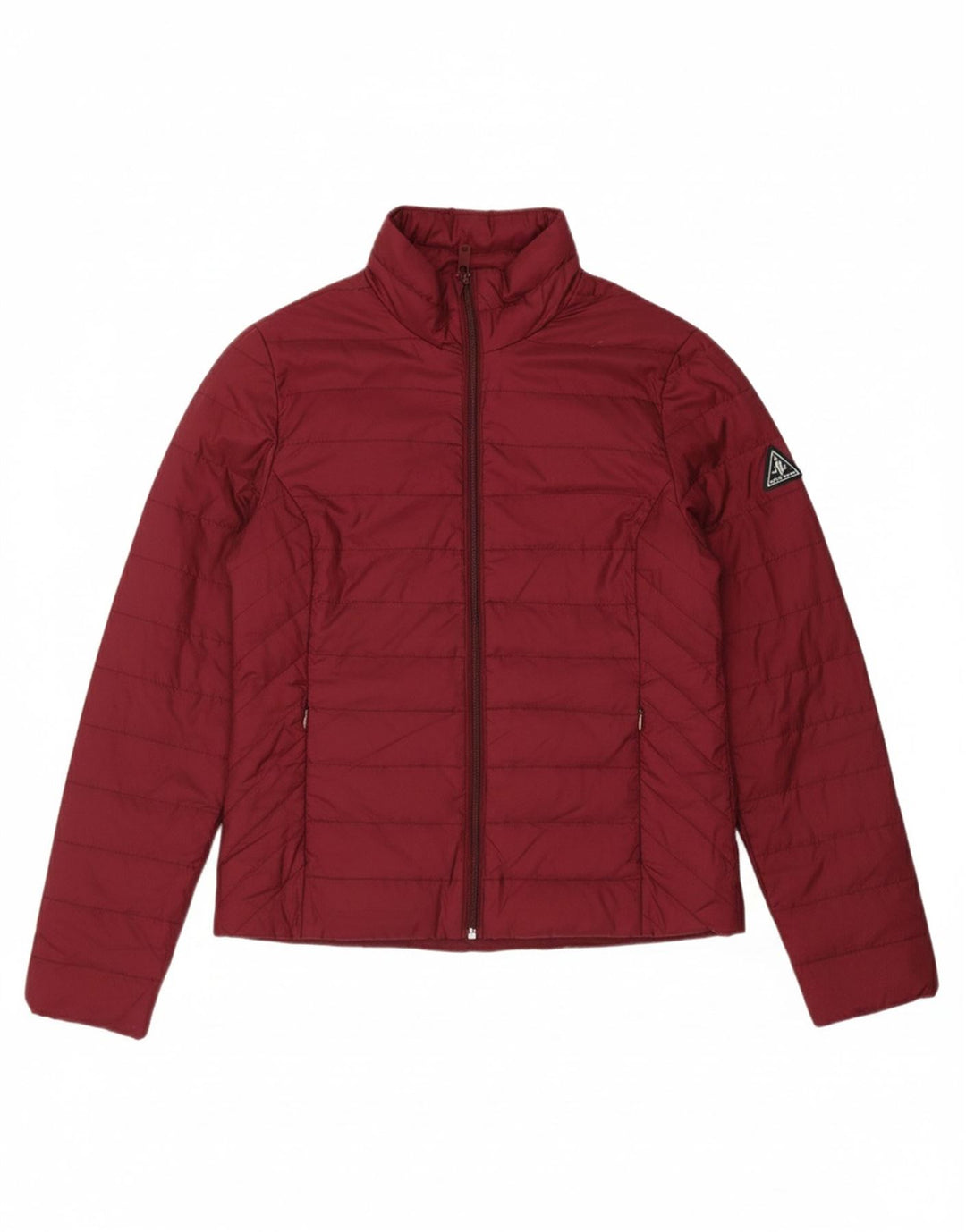 JACK WILLS Womens Padded Jacket UK 10 Small Burgundy Polyamide