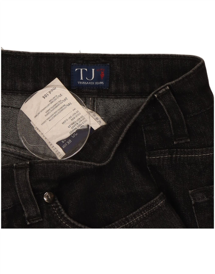 Trussardi Womens Bootcut Jeans W28 L31 Black Cotton