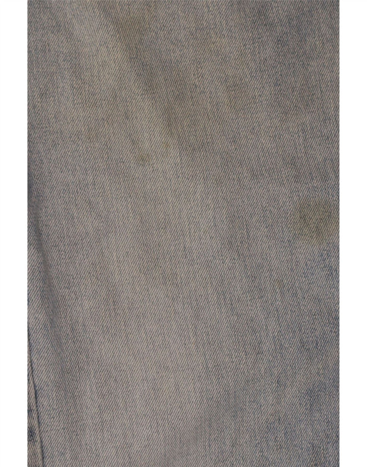 Armani Womens Straight Jeans W34 L33 Blue Cotton