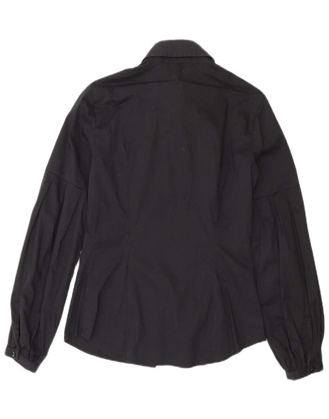 Benetton Womens Shirt UK 12 Medium Black