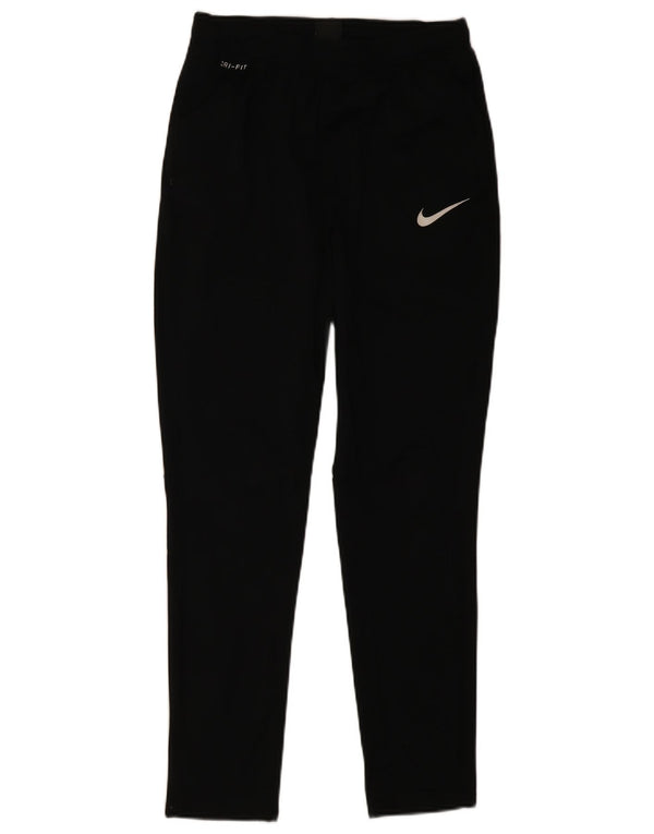 Nike Mens Dri Fit Tracksuit Trousers Medium Black Polyester