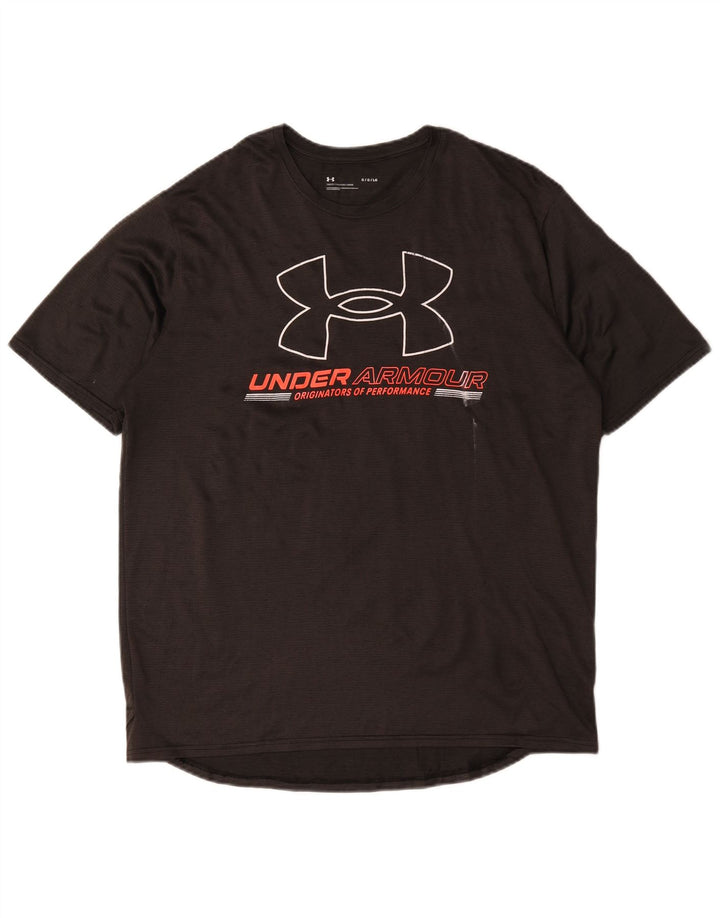 Under Armour Mens Graphic T-Shirt Top Large Black
