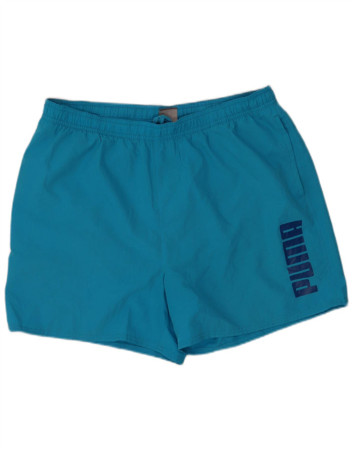 Puma Mens Graphic Swimming Shorts XL Blue