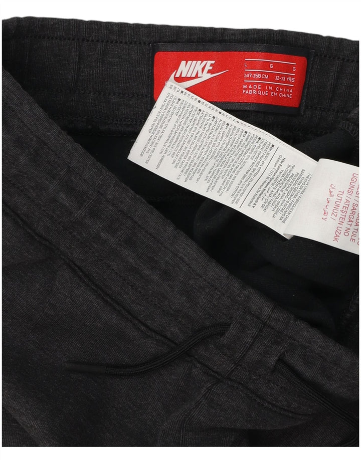 Nike Boys Tracksuit Trousers Joggers 12-13 Years Large Grey Cotton