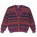 Vintage Mens Cardigan Sweater IT 50 Medium Multicoloured Geometric
