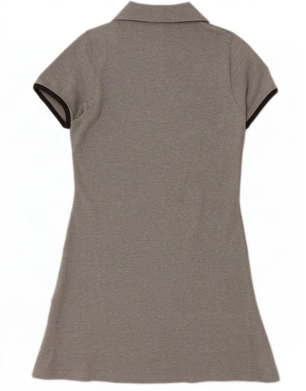 Champion Womens Polo Dress UK 12 Medium Grey Cotton