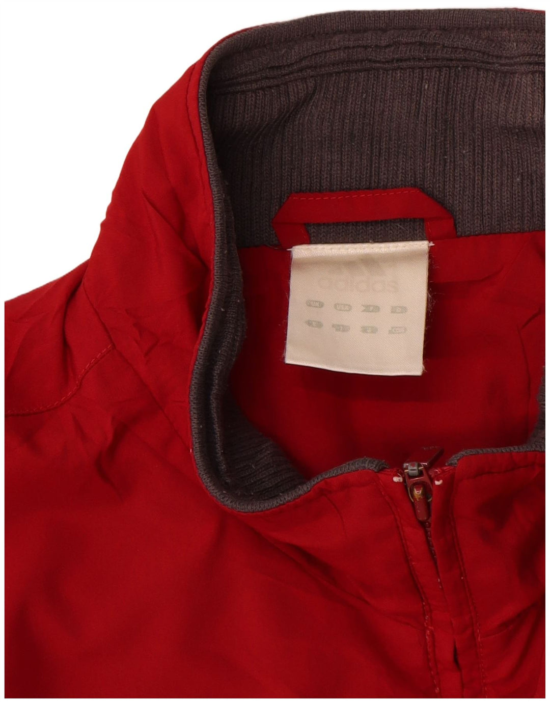 Adidas Mens Tracksuit Top Jacket XL Red Polyester