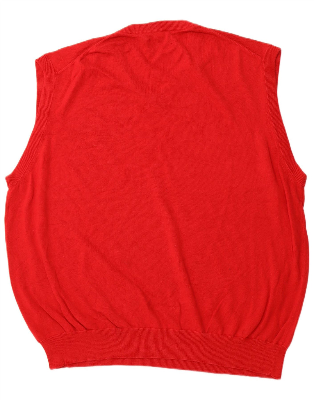 CHAPS Mens Vest Tank Top 2XL Red Cotton