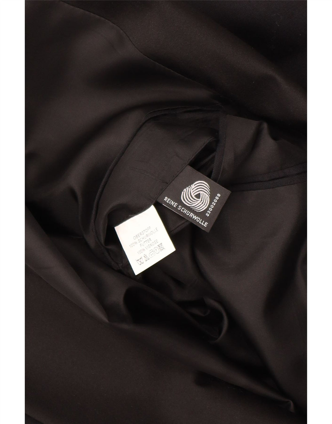 VINTAGE Mens 1 Button Blazer Jacket UK 38 Medium Black Wool Vintage Vintage and Second-Hand Vintage from Messina Hembry 