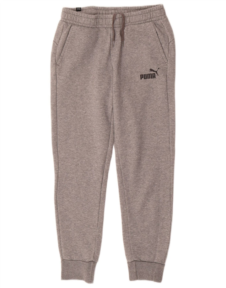 Puma Mens Tracksuit Trousers Joggers Medium  Grey Flecked