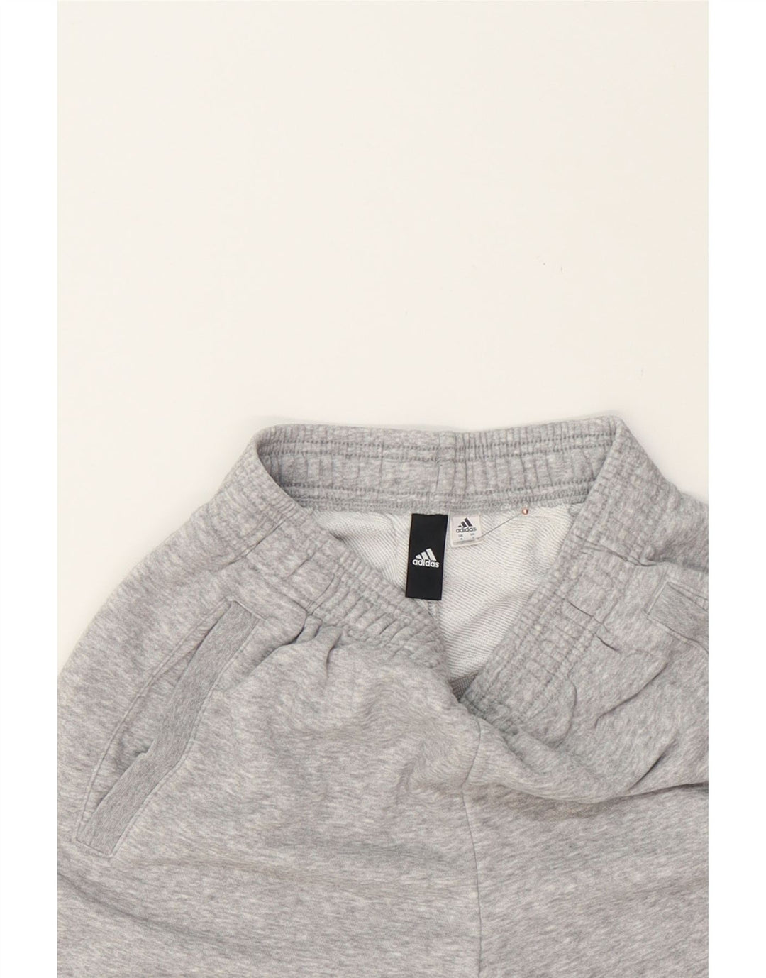 ADIDAS Mens Graphic Tracksuit Trousers Joggers Small Grey Vintage Adidas and Second-Hand Adidas from Messina Hembry 