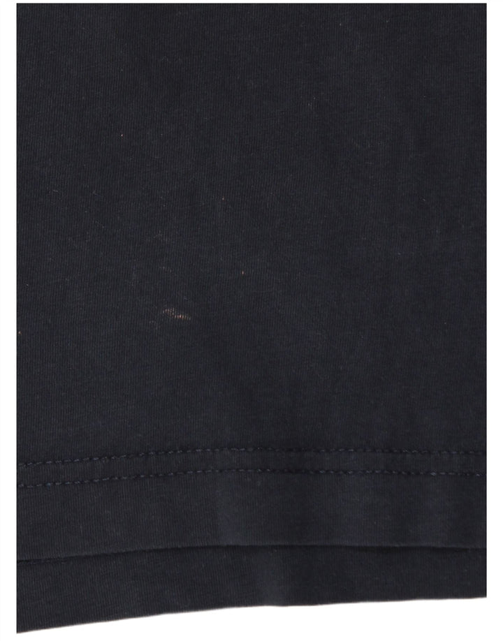 Tommy Hilfiger Mens Graphic T-Shirt Top Medium Navy Blue Cotton