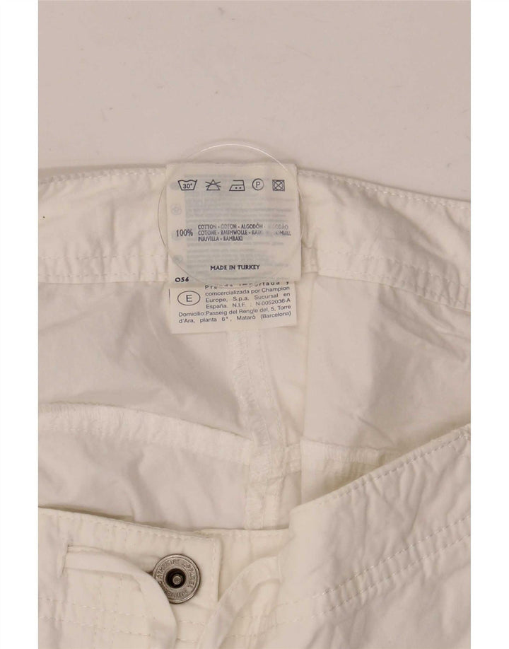 Champion Womens Casual Shorts Large W32 White Cotton