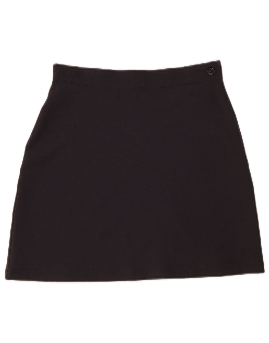 Benetton Womens Mini Skirt IT 40 Small W26  Navy Blue Polyester