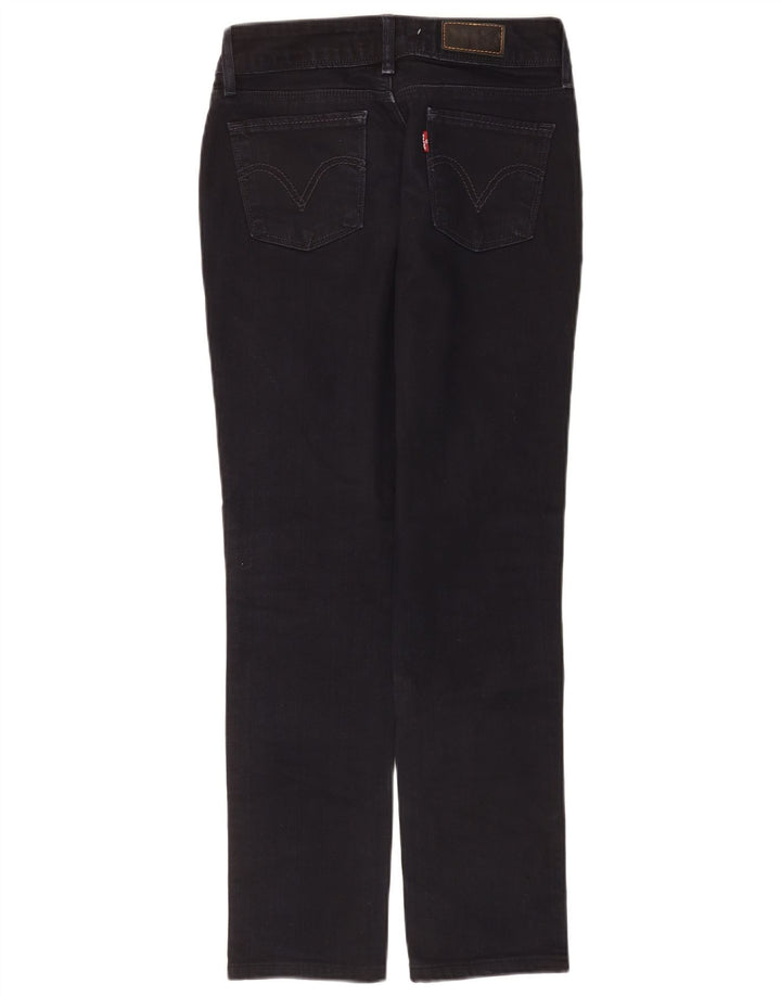 Levi's Womens 571 Slim Jeans W29 L30 Black Cotton