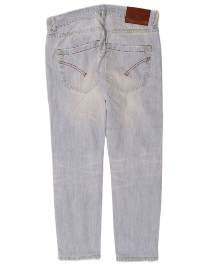 Dondup Womens Distressed Slim Jeans W26 L25 Blue Cotton
