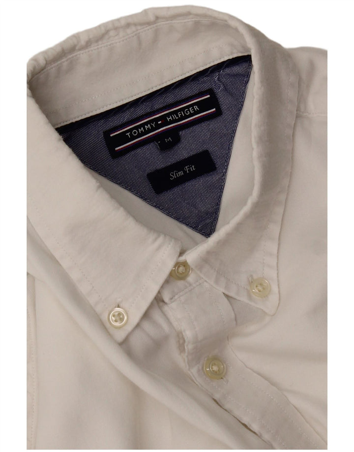 Tommy Hilfiger Mens Slim Fit Shirt Medium White