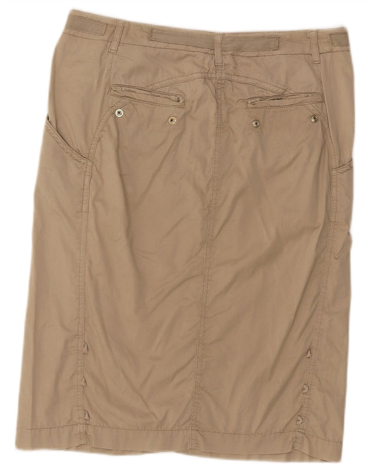 Trussardi Womens Straight Skirt IT 44 Medium W33  Beige