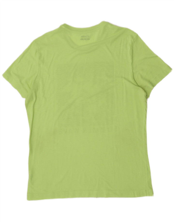Lotto Mens Graphic T-Shirt Top XL Green Polyester