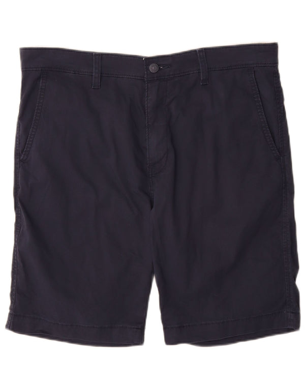 Levi's Mens Chino Shorts W34 Large Navy Blue Cotton
