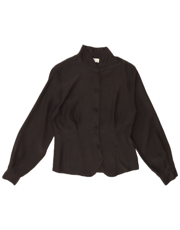 Giordi's Womens Shirt Blouse IT 42 Medium Black
