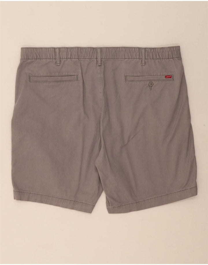 LEVI'S Mens Chino Shorts 2XL W44 Grey Cotton Vintage Levi's and Second-Hand Levi's from Messina Hembry 