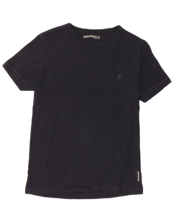 French Connection Mens T-Shirt Top Small Black Cotton