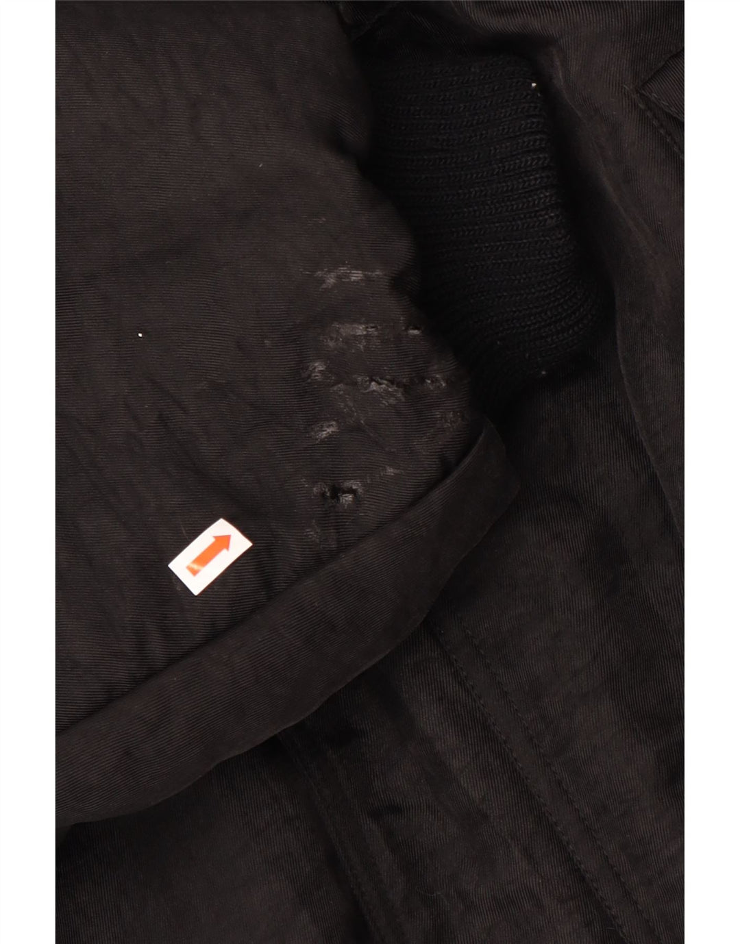 Vintage Mens Loose Fit Padded Jacket UK 38 Medium Black