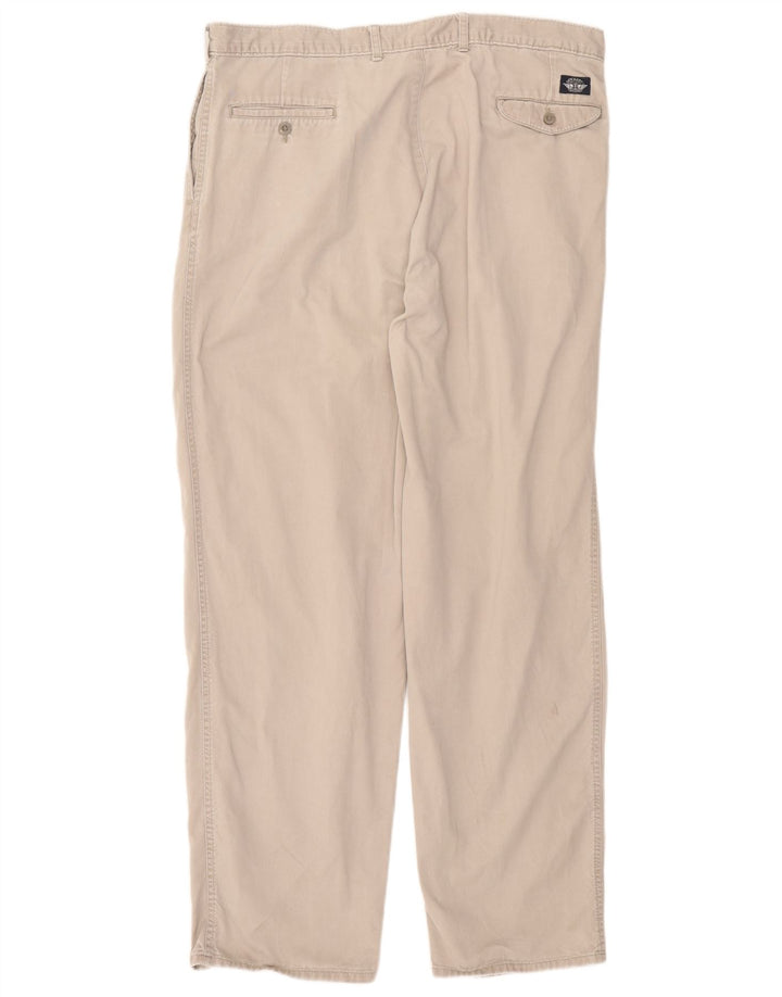 Dockers Mens Pegged Chino Trousers W38 L32 Beige