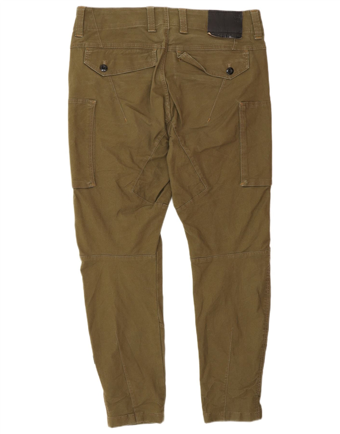 G-STAR Mens Slim Cargo Trousers W34 L32 Khaki Cotton