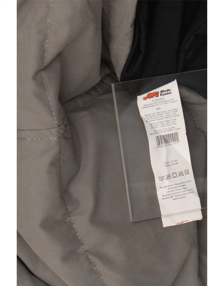 Marcel Battiston Mens Padded Jacket UK 44 2XL Grey Polyester