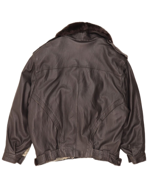 Sergio Morini Mens Military Double Breasted Jacket IT 52 XL Black