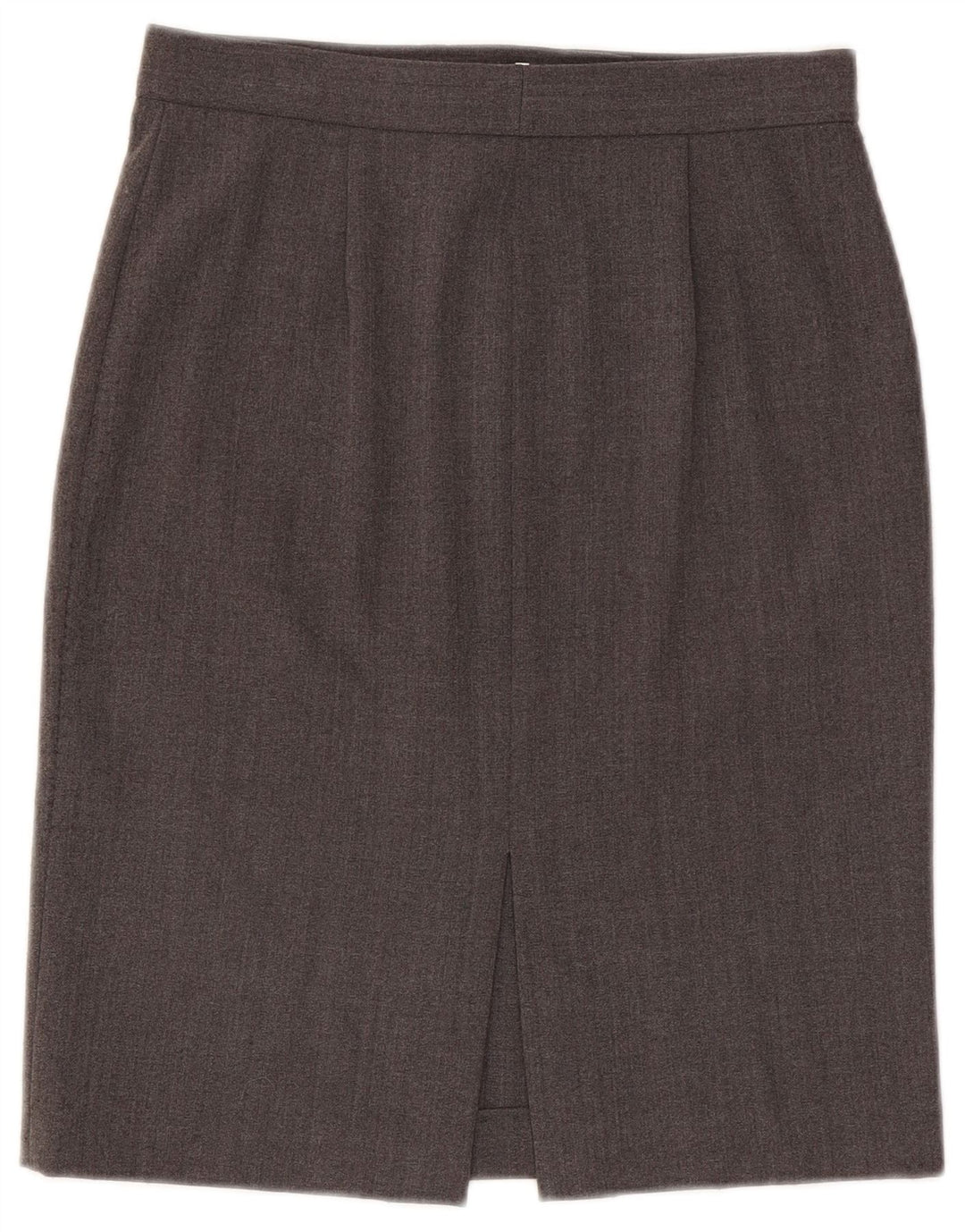 Emporio Armani Womens Pencil Skirt IT 42 Medium W28 Grey Polyester