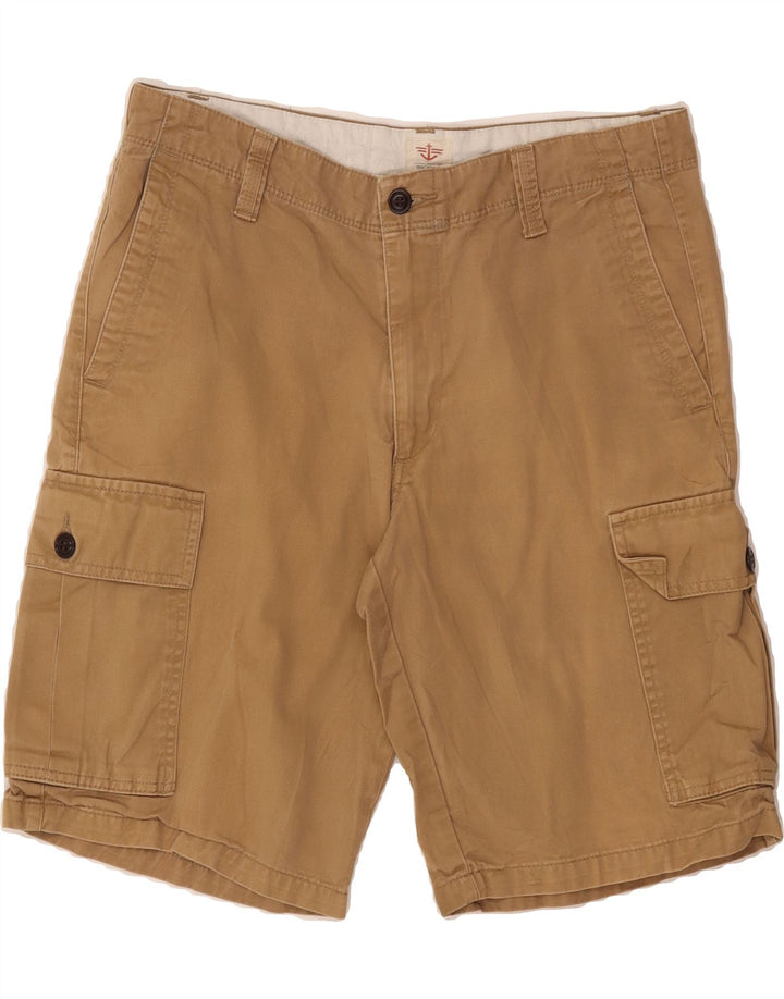 DOCKERS Mens Cargo Shorts W32 Medium  Beige Cotton Vintage Dockers and Second-Hand Dockers from Messina Hembry 