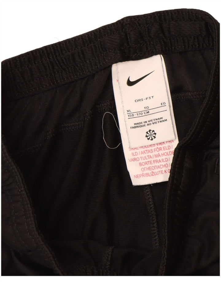 Nike Boys Tracksuit Trousers 13-14 Years XL Black Polyester