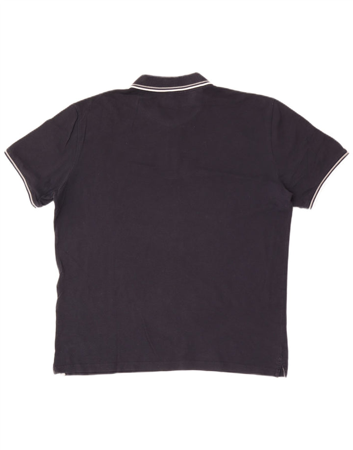 Champion Mens Polo Shirt Large Navy Blue