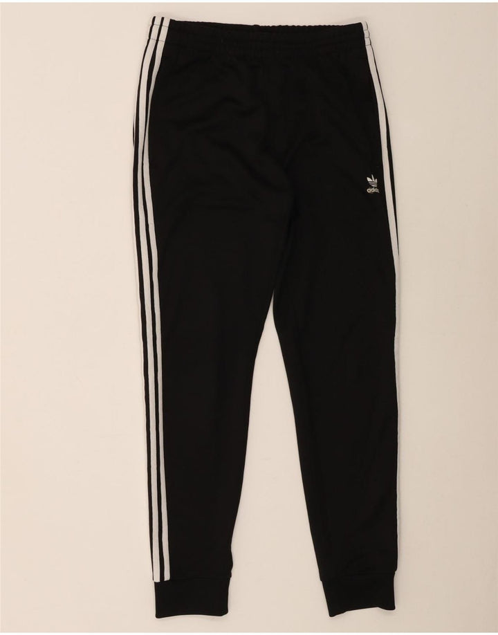 Adidas Mens Tracksuit Trousers Joggers Medium Black Polyester
