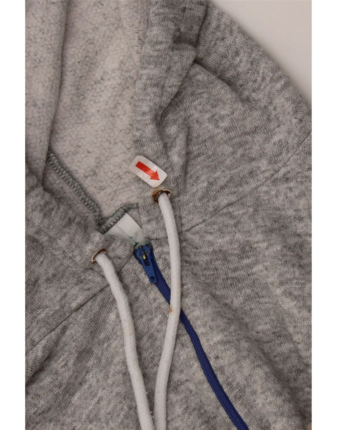 DIADORA Womens Oversized Graphic Hoodie Jumper UK 12 Medium Grey